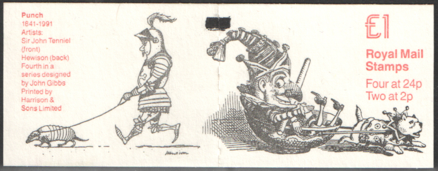 (image for) FH26 / DB15(22) + BMB Punch No.4 £1 Folded Booklet